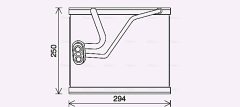 AVA QUALITY COOLING KAV297 — Evaporator aer condiționat