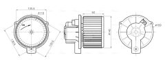 AVA QUALITY COOLING MC8020 — Моторчик печки