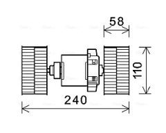 AVA QUALITY COOLING ME8288 — Ventilator habitaclu
