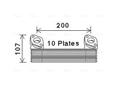 AVA QUALITY COOLING MN3091 — Radiator ulei motor