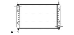AVA QUALITY COOLING MS2153 — Radiator răcire motor