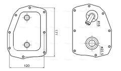 AVA QUALITY COOLING MS3781 — Масляный радиатор