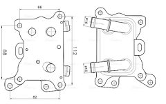 AVA QUALITY COOLING MS3787 — Масляный радиатор