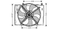 AVA QUALITY COOLING MS7504 — Вентилятор радиатора