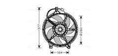 AVA QUALITY COOLING MS7517 — Ventilator radiator motor
