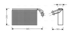 AVA QUALITY COOLING MSV317 — Evaporator aer condiționat
