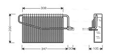 AVA QUALITY COOLING MSV455 — Evaporator aer condiționat