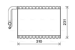 AVA QUALITY COOLING MSV545 — Evaporator aer condiționat