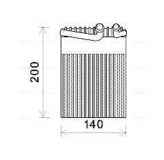 AVA QUALITY COOLING MSV554 — Evaporator aer condiționat