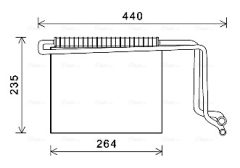 AVA QUALITY COOLING MSV563 — Evaporator aer condiționat