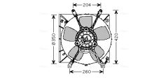 AVA QUALITY COOLING MT7506 — Ventilator radiator motor
