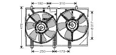 AVA QUALITY COOLING MT7523 — Ventilator radiator motor