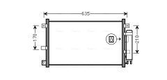 AVA QUALITY COOLING MZA5238D — Радиатор кондиционера