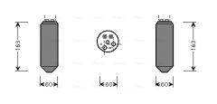 AVA QUALITY COOLING MZD052 — Filtru deshidrator aer condiționat
