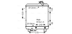 AVA QUALITY COOLING NH2014 — Радиатор охлаждения