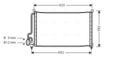 AVA QUALITY COOLING OL5229 — Радиатор кондиционера