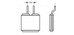 AVA QUALITY COOLING OL6197 — Radiator încălzire habitaclu