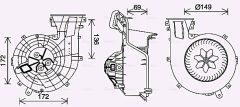 AVA QUALITY COOLING OL8693 — Ventilator habitaclu