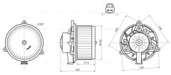 AVA QUALITY COOLING OL8752 — Ventilator habitaclu