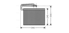 AVA QUALITY COOLING OLV399 — Испаритель кондиционера