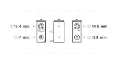 AVA QUALITY COOLING PE1376 — Supapă de expansiune aer condiționat