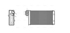 AVA QUALITY COOLING PE6233 — Радиатор печки