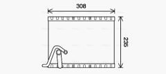 AVA QUALITY COOLING PEV401 — Evaporator aer condiționat