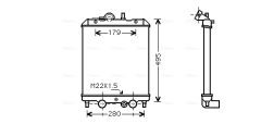AVA QUALITY COOLING PO2002 — Радиатор охлаждения
