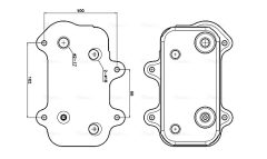 AVA QUALITY COOLING PR3102 — Radiator ulei motor