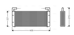 AVA QUALITY COOLING REA6015 — Радиатор печки