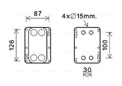 AVA QUALITY COOLING RT3631 — Масляный радиатор