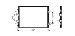 AVA QUALITY COOLING RTA5341 — Radiator aer condiționat