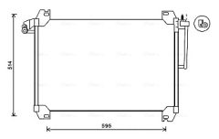 AVA QUALITY COOLING SBA5074 — Radiator aer condiționat