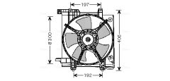 AVA QUALITY COOLING SU7503 — Ventilator radiator motor