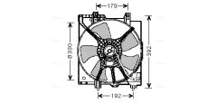 AVA QUALITY COOLING SU7506 — Ventilator radiator motor