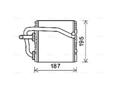 AVA QUALITY COOLING SUA6108 — Радиатор печки