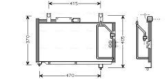 AVA QUALITY COOLING SZ5067 — Radiator aer condiționat