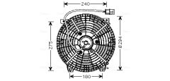 AVA QUALITY COOLING SZ7505 — Ventilator radiator motor