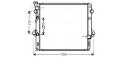 AVA QUALITY COOLING TO2641 — Радиатор охлаждения