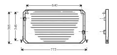 AVA QUALITY COOLING TO5224 — Радиатор кондиционера