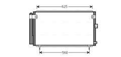 AVA QUALITY COOLING TO5558D — Радиатор кондиционера