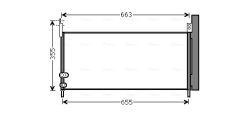 AVA QUALITY COOLING TO5576D — Радиатор кондиционера