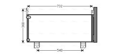 AVA QUALITY COOLING TO5660D — Radiator aer condiționat