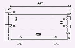 AVA QUALITY COOLING TO5728D — Radiator aer condiționat