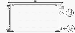 AVA QUALITY COOLING TO5741D — Radiator aer condiționat