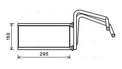 AVA QUALITY COOLING TO6714 — Радиатор печки