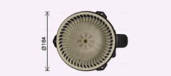 AVA QUALITY COOLING TO8751 — Моторчик печки