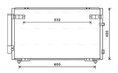 AVA QUALITY COOLING TOA5621D — Радиатор кондиционера