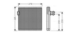AVA QUALITY COOLING TOV485 — Испаритель кондиционера