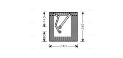 AVA QUALITY COOLING VNV241 — Evaporator aer condiționat